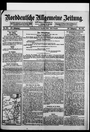 Norddeutsche allgemeine Zeitung vom 21.12.1916