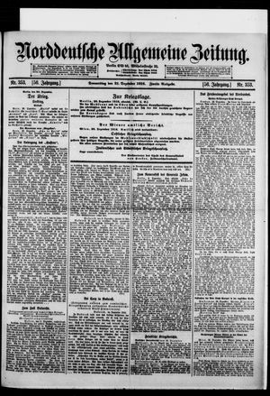 Norddeutsche allgemeine Zeitung vom 21.12.1916
