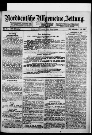 Norddeutsche allgemeine Zeitung vom 22.12.1916