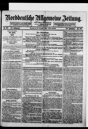 Norddeutsche allgemeine Zeitung vom 24.12.1916