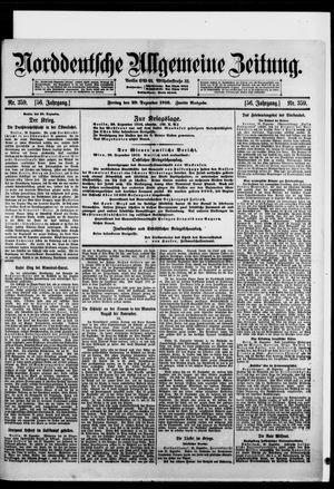 Norddeutsche allgemeine Zeitung vom 29.12.1916