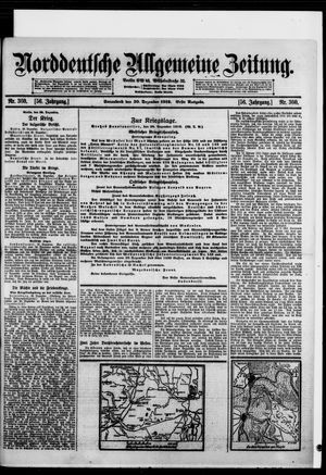 Norddeutsche allgemeine Zeitung vom 30.12.1916