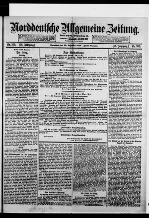 Norddeutsche allgemeine Zeitung vom 30.12.1916