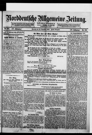 Norddeutsche allgemeine Zeitung vom 31.12.1916