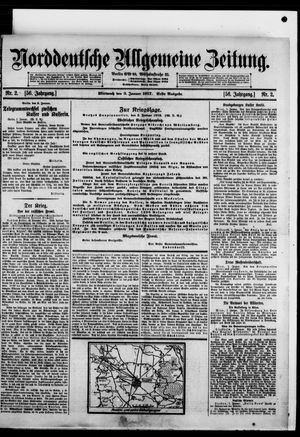 Norddeutsche allgemeine Zeitung vom 03.01.1917