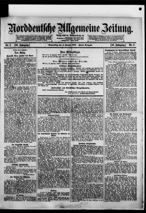 Norddeutsche allgemeine Zeitung on Jan 4, 1917