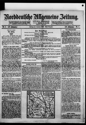 Norddeutsche allgemeine Zeitung vom 05.01.1917