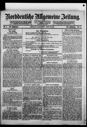 Norddeutsche allgemeine Zeitung on Jan 5, 1917