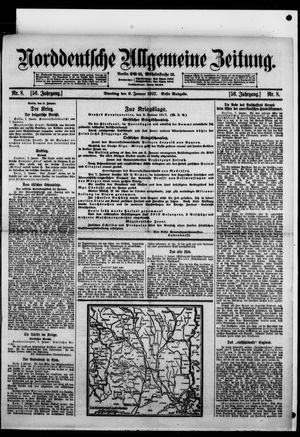 Norddeutsche allgemeine Zeitung vom 09.01.1917