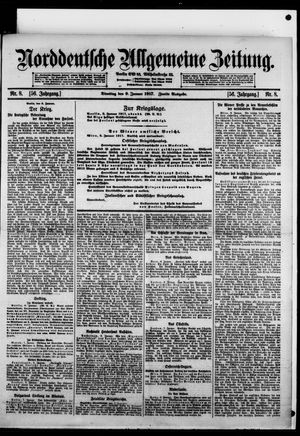 Norddeutsche allgemeine Zeitung vom 09.01.1917
