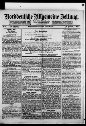 Norddeutsche allgemeine Zeitung vom 10.01.1917