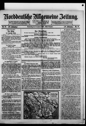 Norddeutsche allgemeine Zeitung vom 11.01.1917