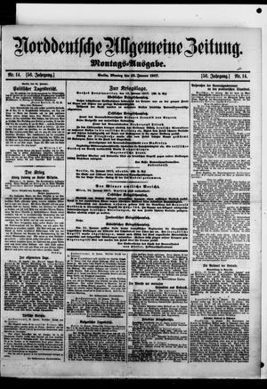 Norddeutsche allgemeine Zeitung vom 15.01.1917