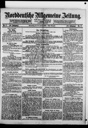 Norddeutsche allgemeine Zeitung vom 18.01.1917