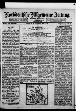 Norddeutsche allgemeine Zeitung vom 20.01.1917
