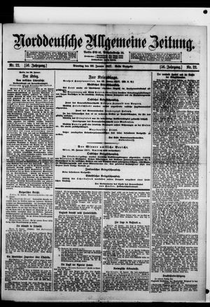 Norddeutsche allgemeine Zeitung on Jan 23, 1917