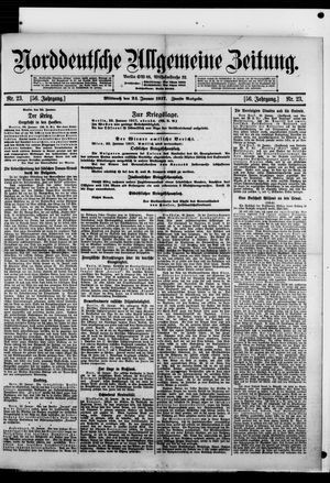 Norddeutsche allgemeine Zeitung vom 24.01.1917