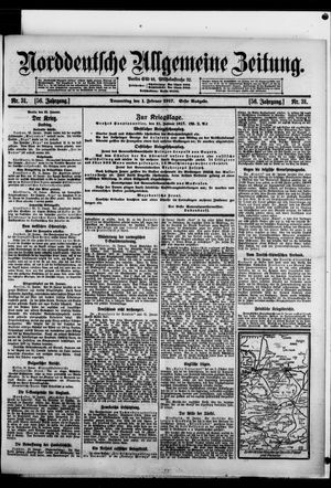 Norddeutsche allgemeine Zeitung vom 01.02.1917