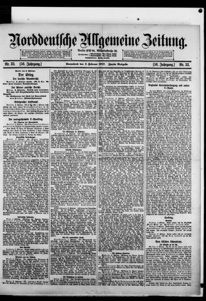 Norddeutsche allgemeine Zeitung vom 03.02.1917