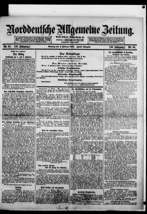 Norddeutsche allgemeine Zeitung vom 04.02.1917
