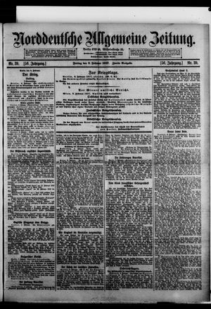 Norddeutsche allgemeine Zeitung vom 09.02.1917