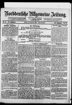 Norddeutsche allgemeine Zeitung vom 23.02.1917