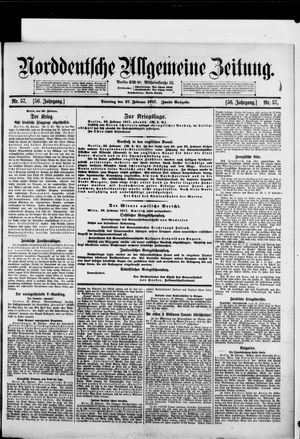 Norddeutsche allgemeine Zeitung vom 27.02.1917