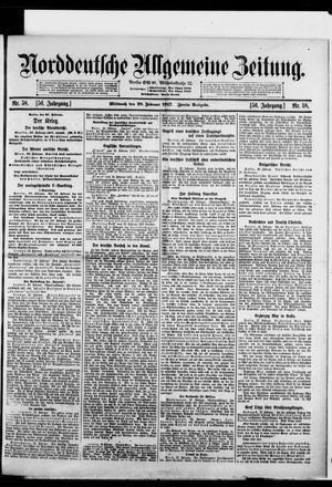 Norddeutsche allgemeine Zeitung vom 28.02.1917