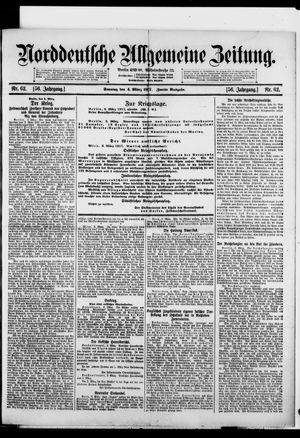 Norddeutsche allgemeine Zeitung vom 04.03.1917