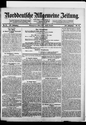 Norddeutsche allgemeine Zeitung vom 07.03.1917