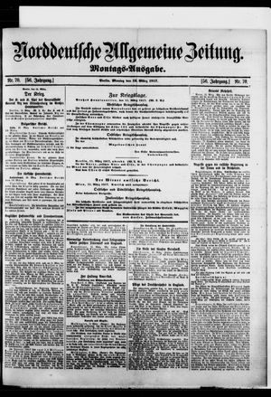 Norddeutsche allgemeine Zeitung vom 12.03.1917