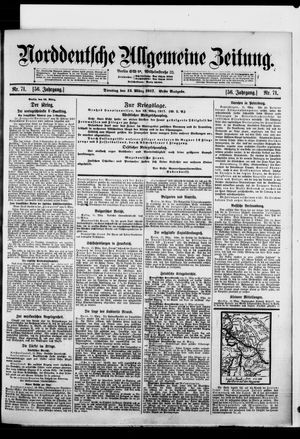 Norddeutsche allgemeine Zeitung on Mar 13, 1917