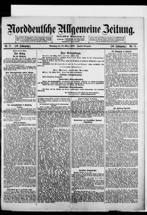 Norddeutsche allgemeine Zeitung on Mar 13, 1917