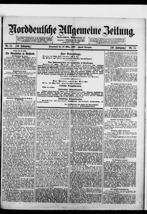 Norddeutsche allgemeine Zeitung vom 17.03.1917