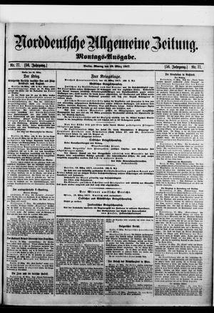 Norddeutsche allgemeine Zeitung vom 19.03.1917