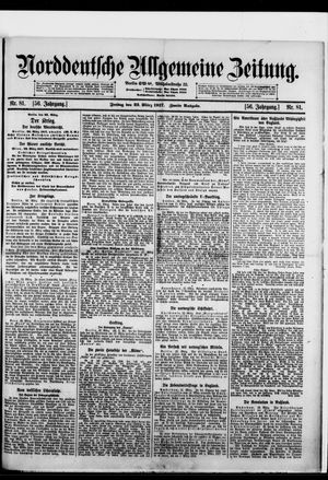 Norddeutsche allgemeine Zeitung on Mar 23, 1917