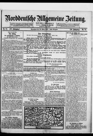 Norddeutsche allgemeine Zeitung on Mar 24, 1917