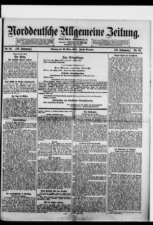 Norddeutsche allgemeine Zeitung vom 25.03.1917