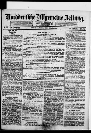 Norddeutsche allgemeine Zeitung vom 28.03.1917