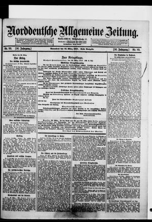 Norddeutsche allgemeine Zeitung vom 31.03.1917