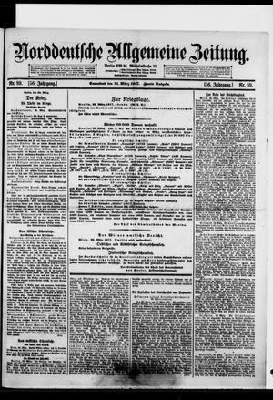 Norddeutsche allgemeine Zeitung vom 31.03.1917