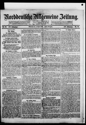 Norddeutsche allgemeine Zeitung on Apr 4, 1917