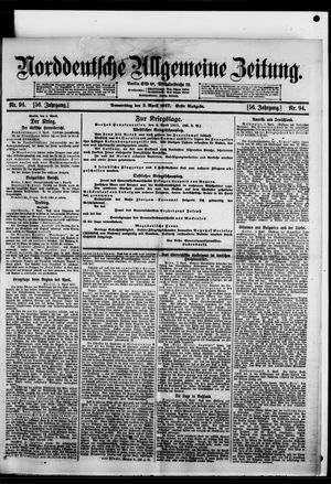 Norddeutsche allgemeine Zeitung vom 05.04.1917