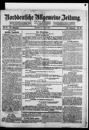 Norddeutsche allgemeine Zeitung vom 07.04.1917