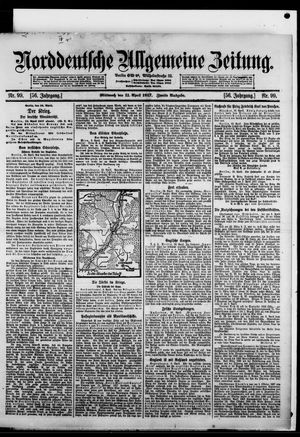 Norddeutsche allgemeine Zeitung vom 11.04.1917
