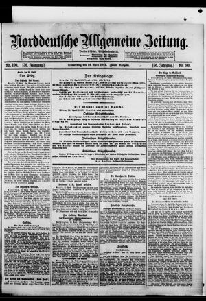 Norddeutsche allgemeine Zeitung on Apr 12, 1917