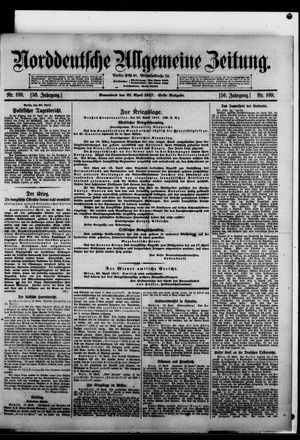 Norddeutsche allgemeine Zeitung on Apr 21, 1917