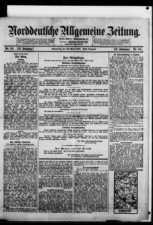 Norddeutsche allgemeine Zeitung vom 26.04.1917