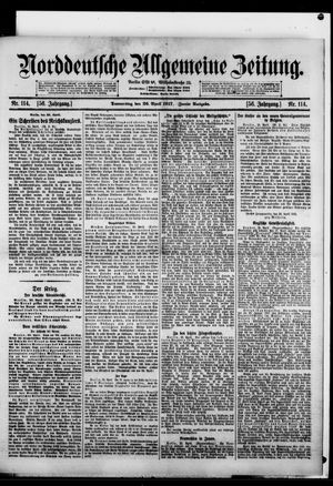 Norddeutsche allgemeine Zeitung vom 26.04.1917
