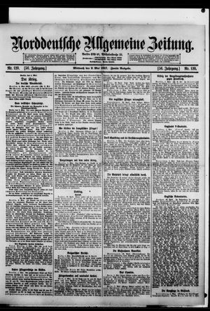 Norddeutsche allgemeine Zeitung on May 2, 1917